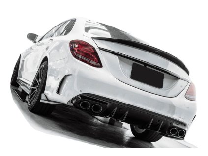 Zadní difuzor Mercedes Benz W205_S205 C43 AMG line černé koncovky_01