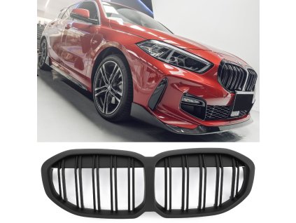 Maska BMW 1 F40/F41 cerna matna dvojite ledvinky_01