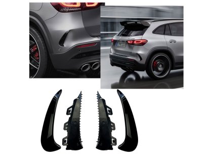 Sportovní spoilery do zadního nárazníku Mercedes Benz H247 AMG line_01