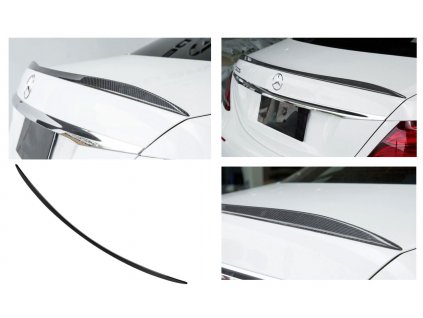 Zadní křídlo spoiler Mercedes Benz W213 vzhled carbon