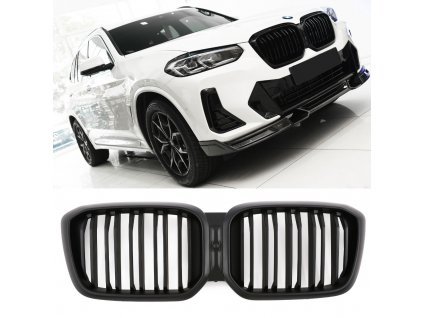 Maska BMW X3 G01_X4 G02 facelift černá matná dvojitá_01