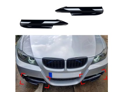 Splitter spoiler BMW E90_E91 předfacelift M-paket_01