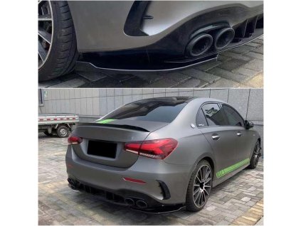 Splitter spoiler Mercedes Benz V177 sedan černý lesklý_01