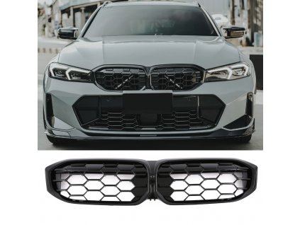 Maska BMW 3 G20_G21 facelift černá lesklá diamant_01