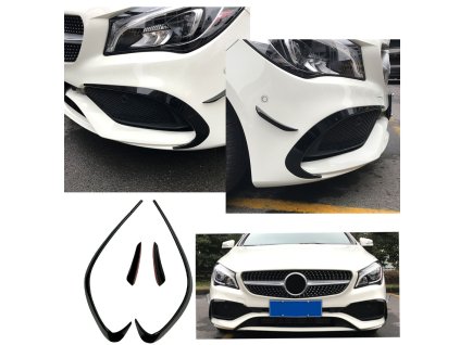 Aero flaps Mercedes Benz C117_X117 AMG line černý lesklý