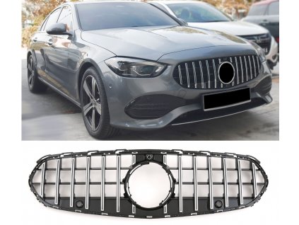 Maska Mercedes W206 gt černá chrom standard avantgarde_01