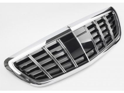 Maska Mercedes Benz S W222 GT černá chrom noční vidění