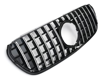 Maska Mercedes Benz W470 GT černá chrom_01
