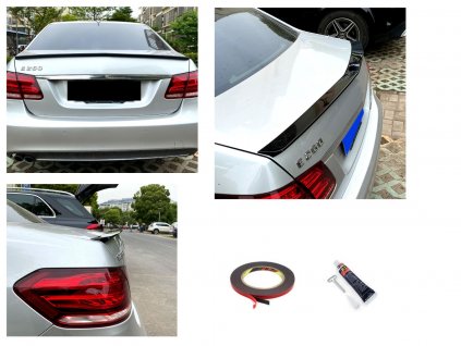 Zadní křídlo spoiler Mercedes Benz w212 predfacelift černý lesklý zadní