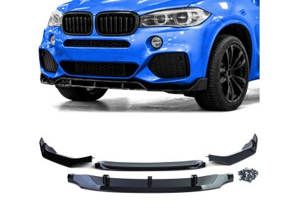 Prední spoiler BMW X5 F15 černý lesklý 01