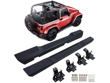 Boční nášlapy Jeep Wrangler JK 2 dvéřová verze 01web