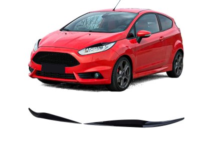 Mračítka Ford Fiesta 6. generace facelift černá lesklá 01web