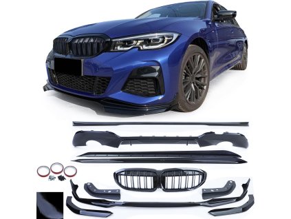 Bodykit BMW 3 G20 maska prahy spoiler difuzor 01