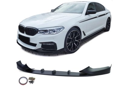 Přední spoiler lízátko BMW 5 G30 G31 černý matný 01