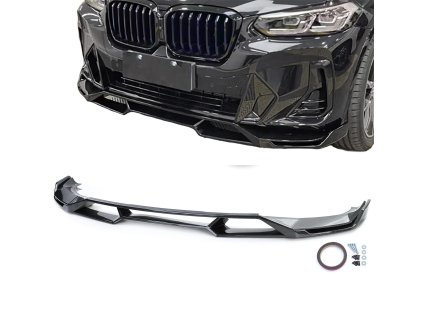 Přední spoiler BMW X3 G01 facelift vzhled carbon 01