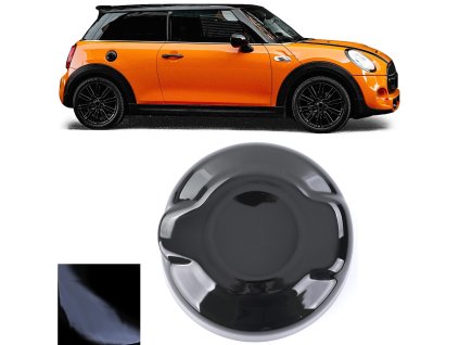 Krytka nádrže Mini One Cooper JCW F55 F56 F57 černá lesklá 01