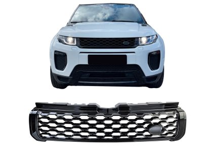 Maska Land Rover Range Rover Evoque L538 facelift černá lesklá 01