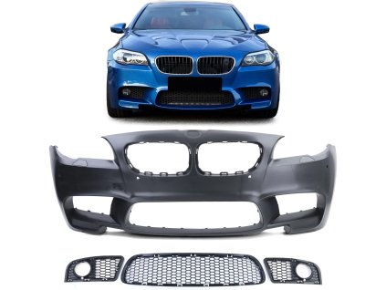 Přední nárazník BMW 5 F10 F11 předfacelift bez mlhovek 01