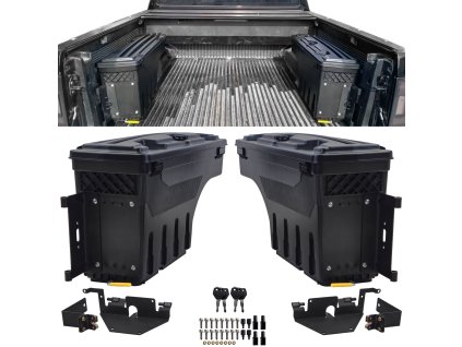 Úložné boxy na korbu Ford Ranger T6 T7 T8 01