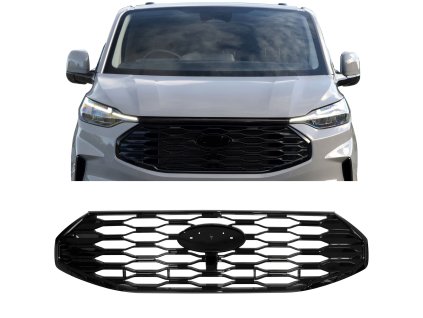 Maska Ford Transit Tourneo Custom MK2 černá lesklá 01