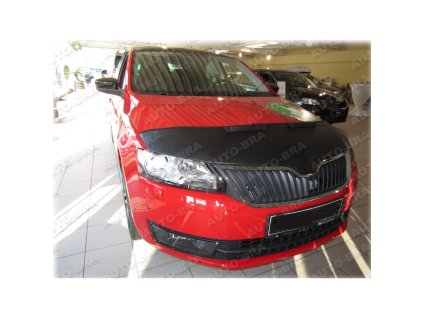 Kožený potah deflektor kapoty Škoda Rapid