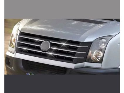 Nerezové lišty do masky sada Volkswagen Crafter MK1 facelift 01web