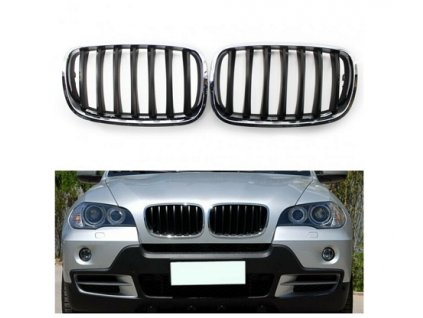 Maska BMW X5 E70 X6 E71 single chrom_01