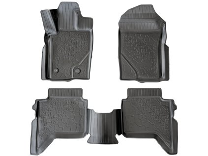 Gumové koberce Ford Ranger 2023 2024 2025 T9