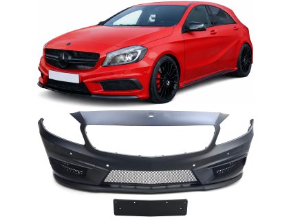 Přední nárazník Mercedes Benz W176 předfacelift základ 01