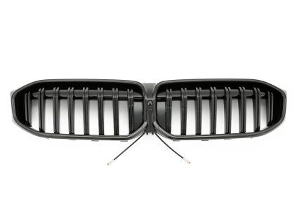 Maska BMW 3 G20 G21 facelift černá lesklá single led modul 01