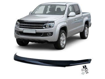 Deflektor Volkswagen Amarok předfacelift černý lesklý 01