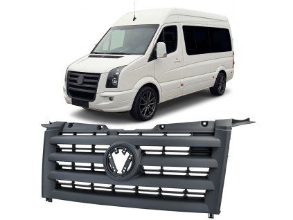Maska Volkswagen Crafter 2E 2F předfacelift černá matná 01