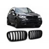 bmw x5 f15 x6 f16 maska cerna leskla single zebrovani