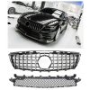 Maska Mercedes Benz CLS (W218/C218/X218) AMG předfacelift - GT, černá s chromem