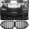Maska BMW X6 G06 cerna matna dvojita_01