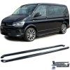 Boční nášlapy Volkswagen Transporter T5/T6/T6.1 krátké - černé (kulaté)