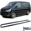 Boční nášlapy Volkswagen Transporter T5 T6 T6.1 krátké černé kulaté 01