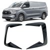 Spoiler přední nárazník aero flaps Ford Tourneo Transit custom mk2 černý lesklý 01
