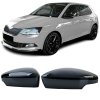 Černé lesklé kryty zrcátek Škoda Fabia 3 01