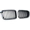 Maska BMW 3 E46 předfacelift černá chrom rámeček 04