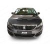 Kožený deflektor kapoty Peugeot 308 mk2 černý 02