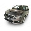 Kožený deflektor kapoty Peugeot 308 mk2 černý 01