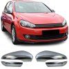 Stříbrné matné kryty zrcátek Volkswagen Golf 6 01