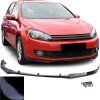 Přední spoiler lízátko volkswagen golf 6 černý lesklý 01