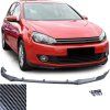 Přední spoiler lízátko volkswagen golf 6 karbon vzhled 01