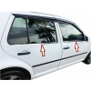 Nerezové lišty na okna Volkswagen Golf 4 hatchback 01web