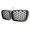 Maska BMW G01 G02 černá lesklá diamant facelift led modul 03