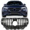 Maska Mercedes Benz E W214/S214/X214 (2023+) černá chrom s AMG logem