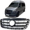 Maska Mercedes Benz Sprinter W907 W910 černá s chromem 01