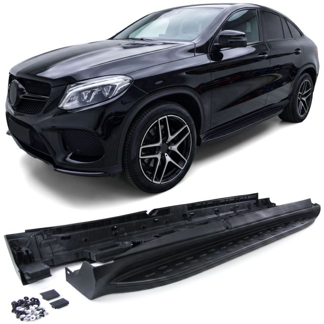 Rozšířili jsme nabídku bočních nášlapů na Mercedes Benz o variantu v moderní černé barvě 😎 Nyní nově pro Mercedes Benz GLE...